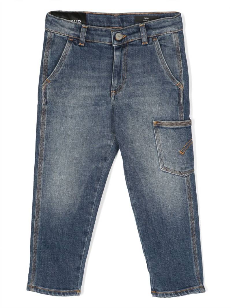 DONDUP KIDS Ausgeblichene Jeans - Blau von DONDUP KIDS