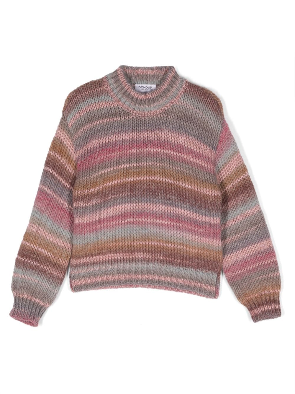 DONDUP KIDS Pullover mit Intarsienmuster - Rosa von DONDUP KIDS