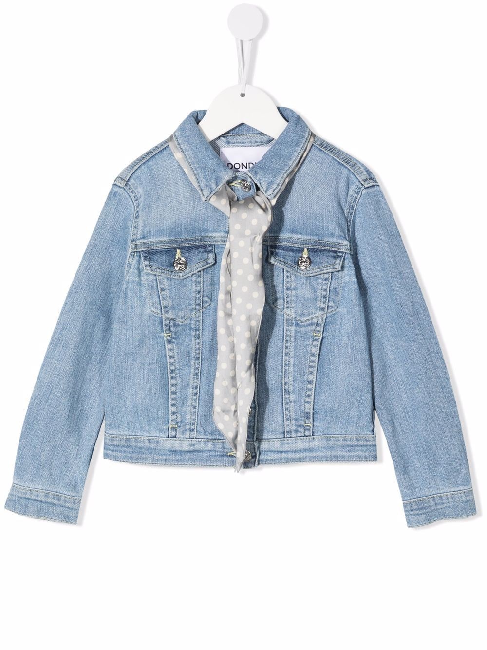 DONDUP KIDS Jeansjacke mit Schaldetail - Blau von DONDUP KIDS