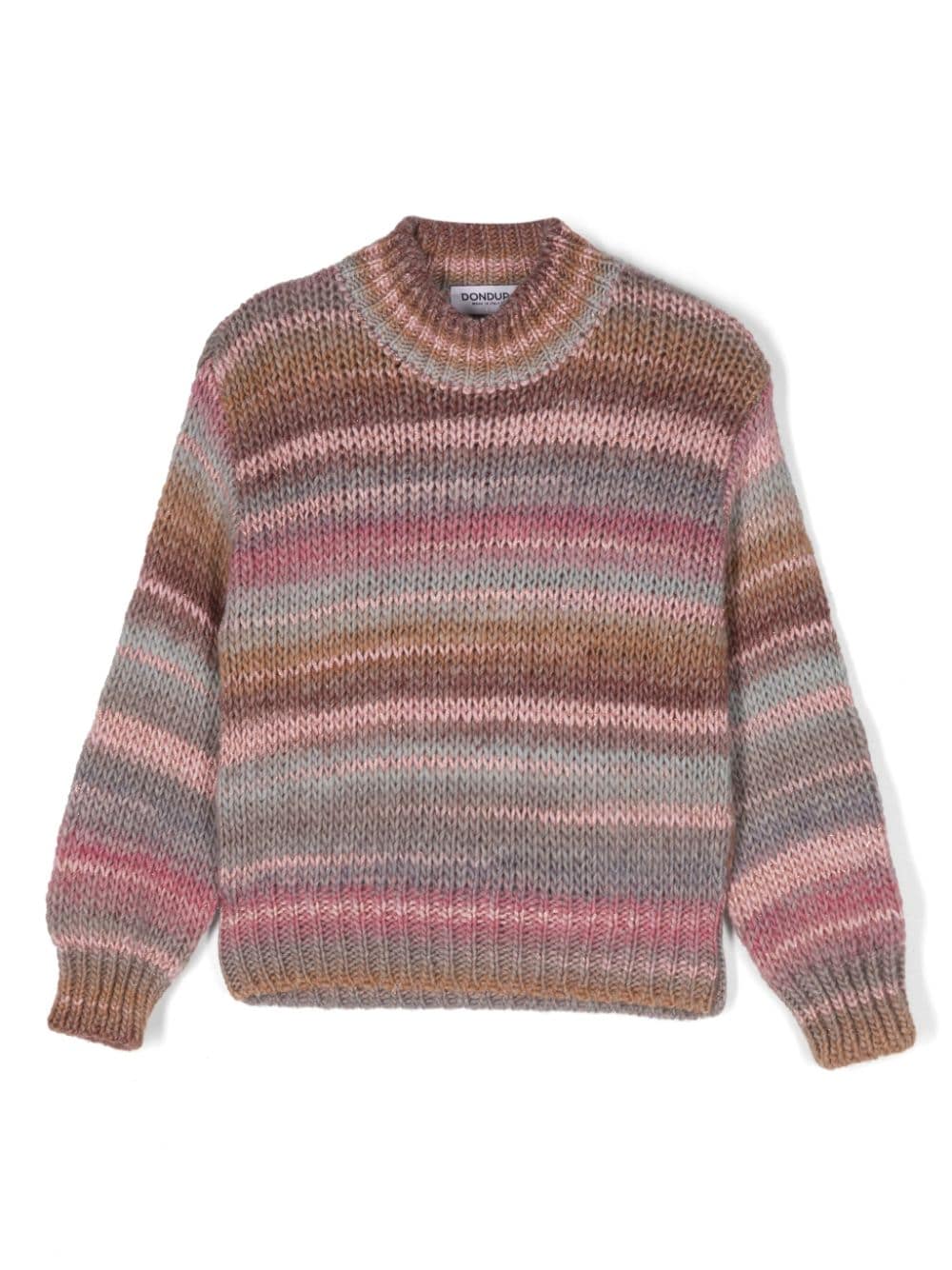 DONDUP KIDS Gestreifter Pullover - Rosa von DONDUP KIDS