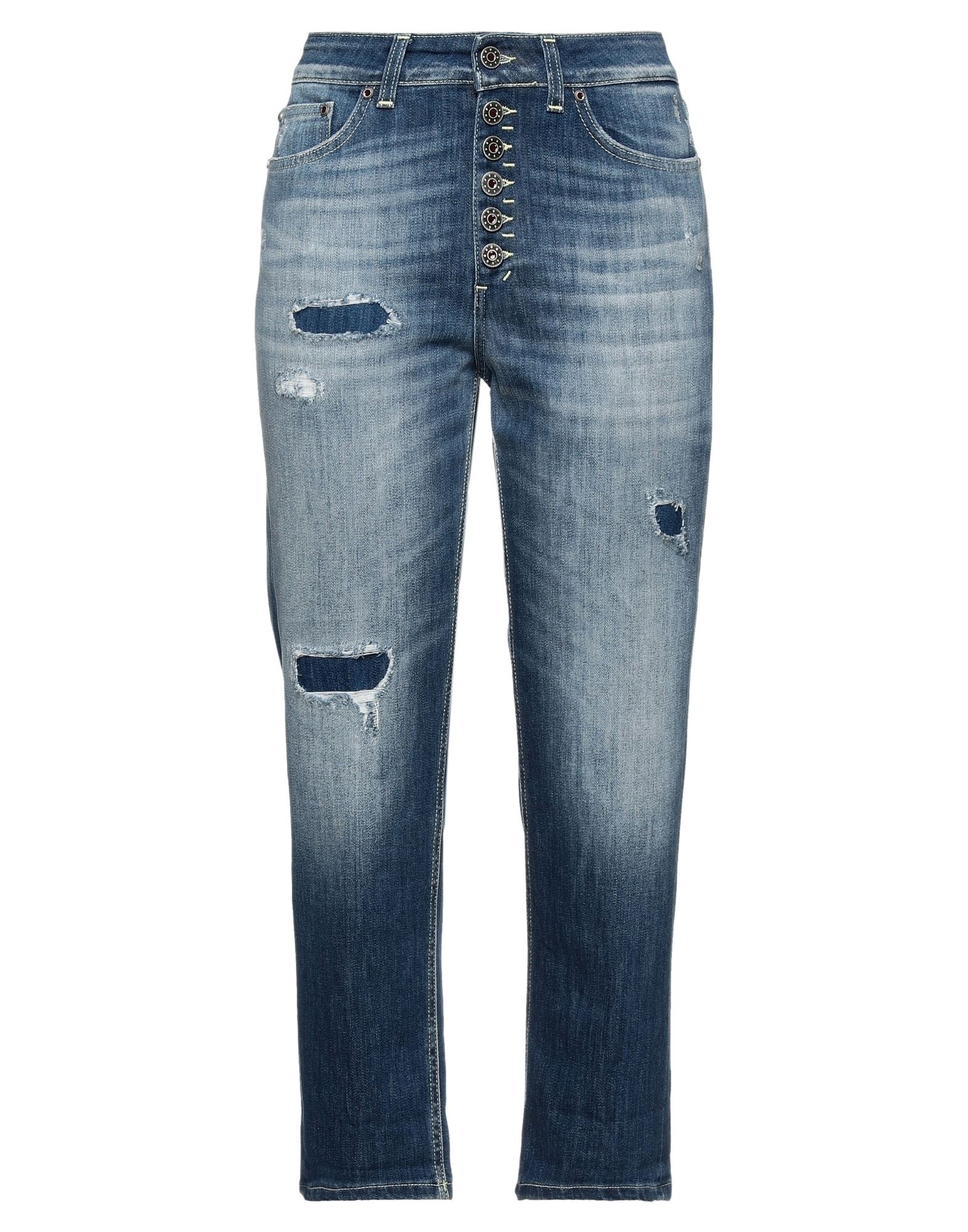 DONDUP Cropped Jeans Damen Blau von DONDUP