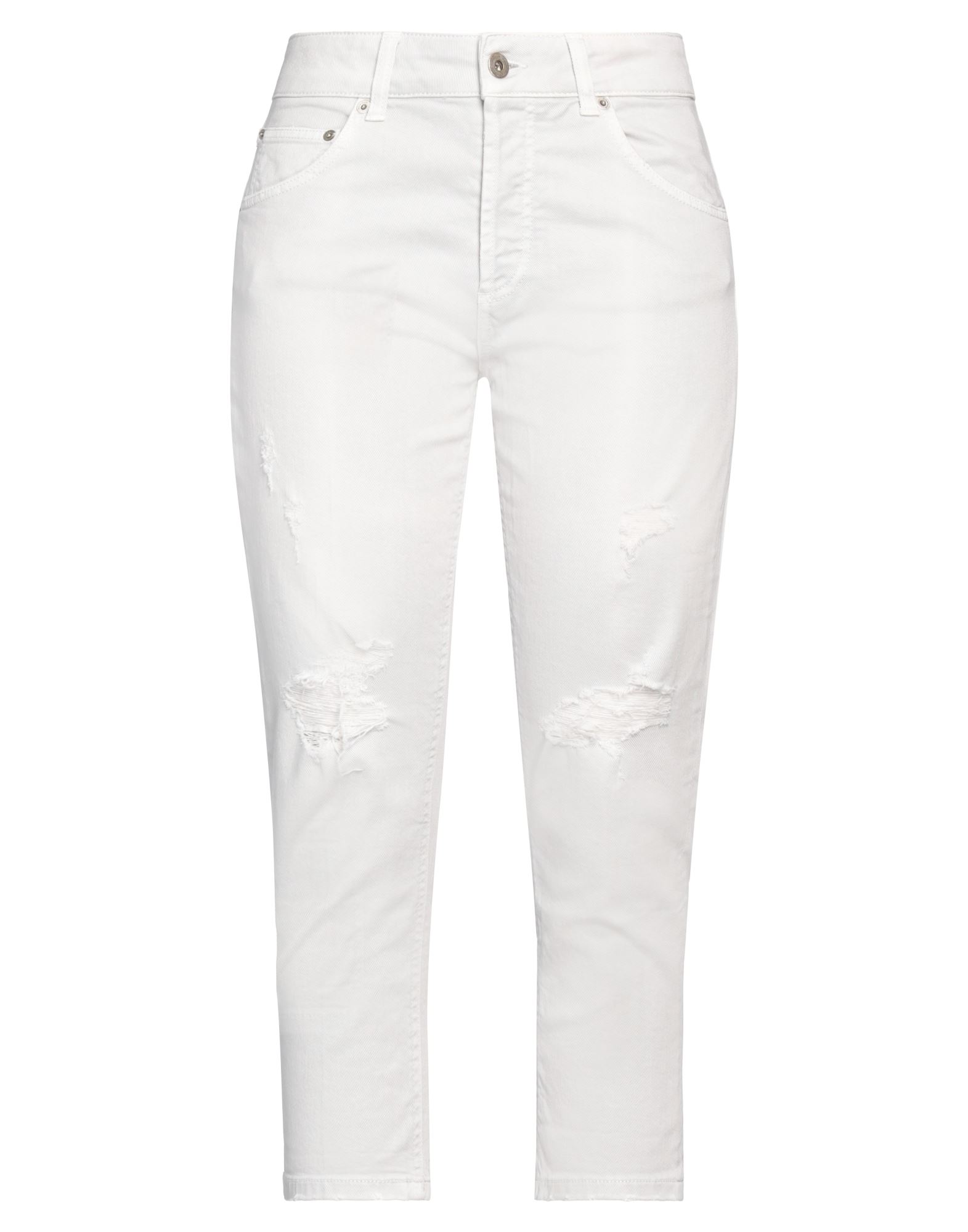 DONDUP Cropped Jeans Damen Hellgrau von DONDUP