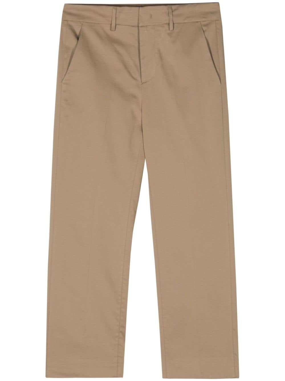 DONDUP Halbhohe Straight-Leg-Hose - Nude von DONDUP