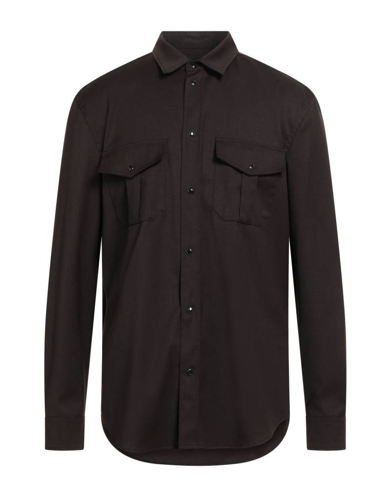 DONDUP Hemd Herren Schokobraun von DONDUP