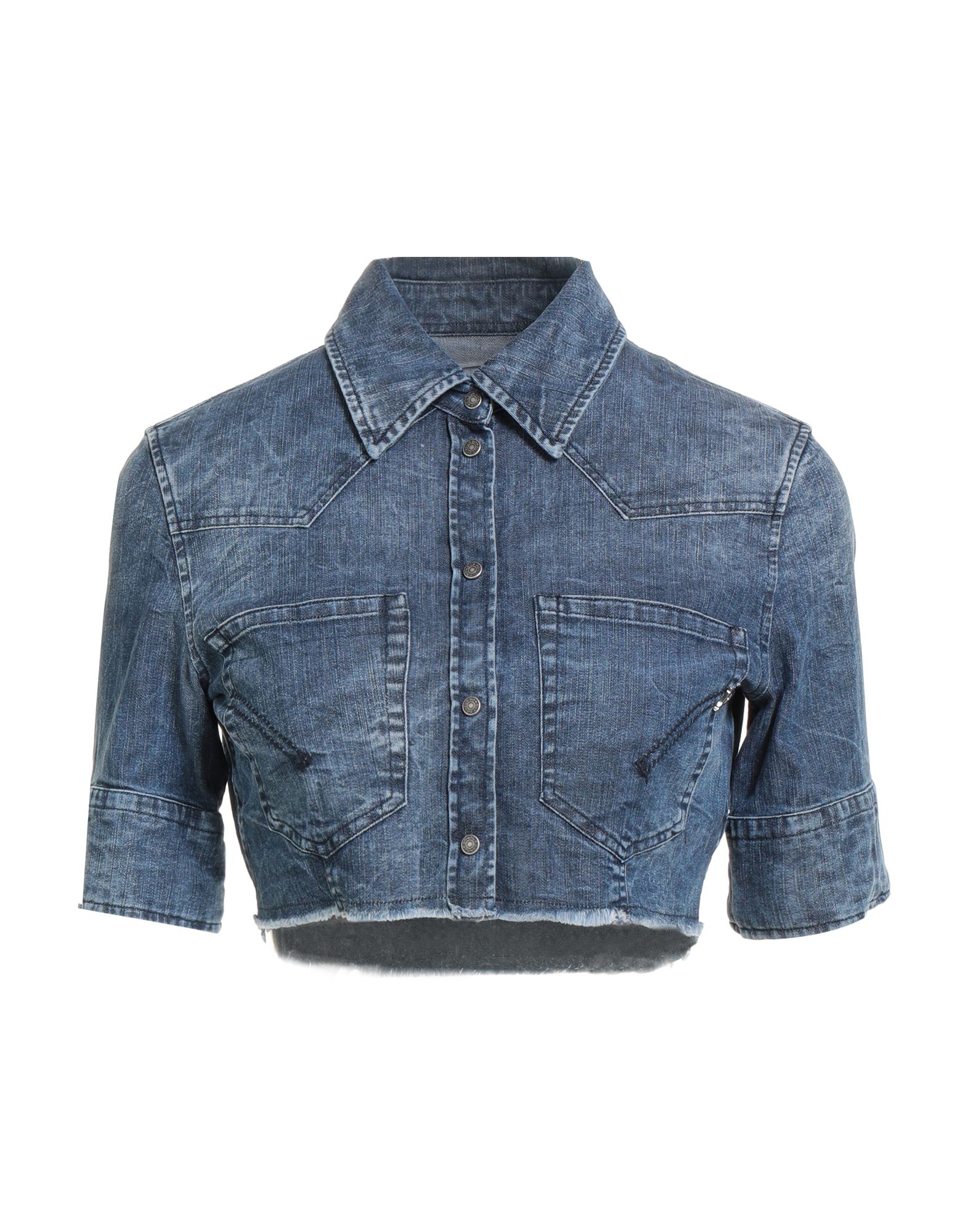 DONDUP Jeanshemd Damen Blau von DONDUP