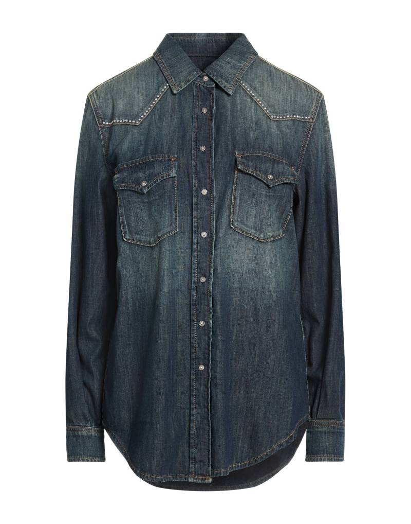 DONDUP Jeanshemd Damen Blau von DONDUP