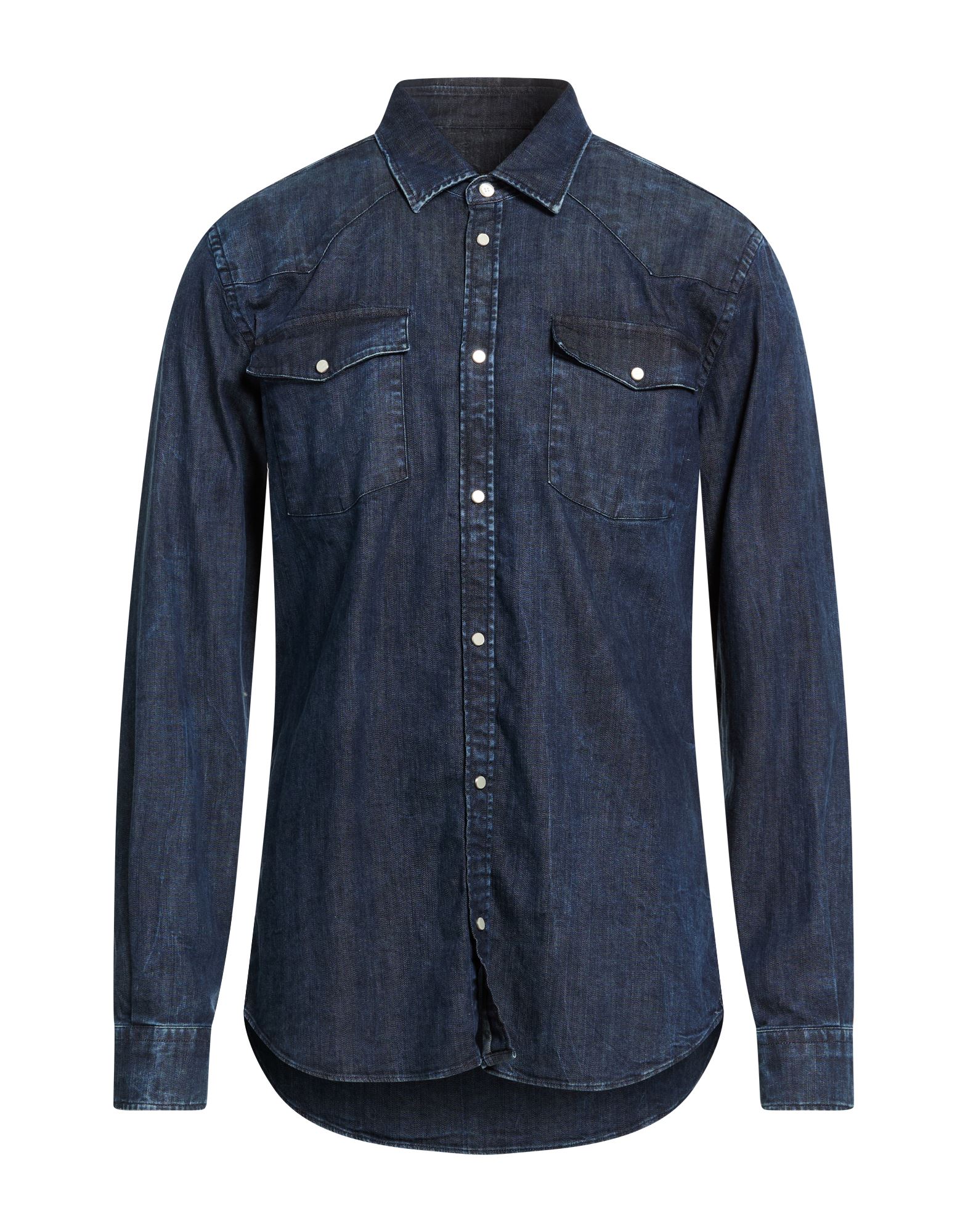 DONDUP Jeanshemd Herren Blau von DONDUP