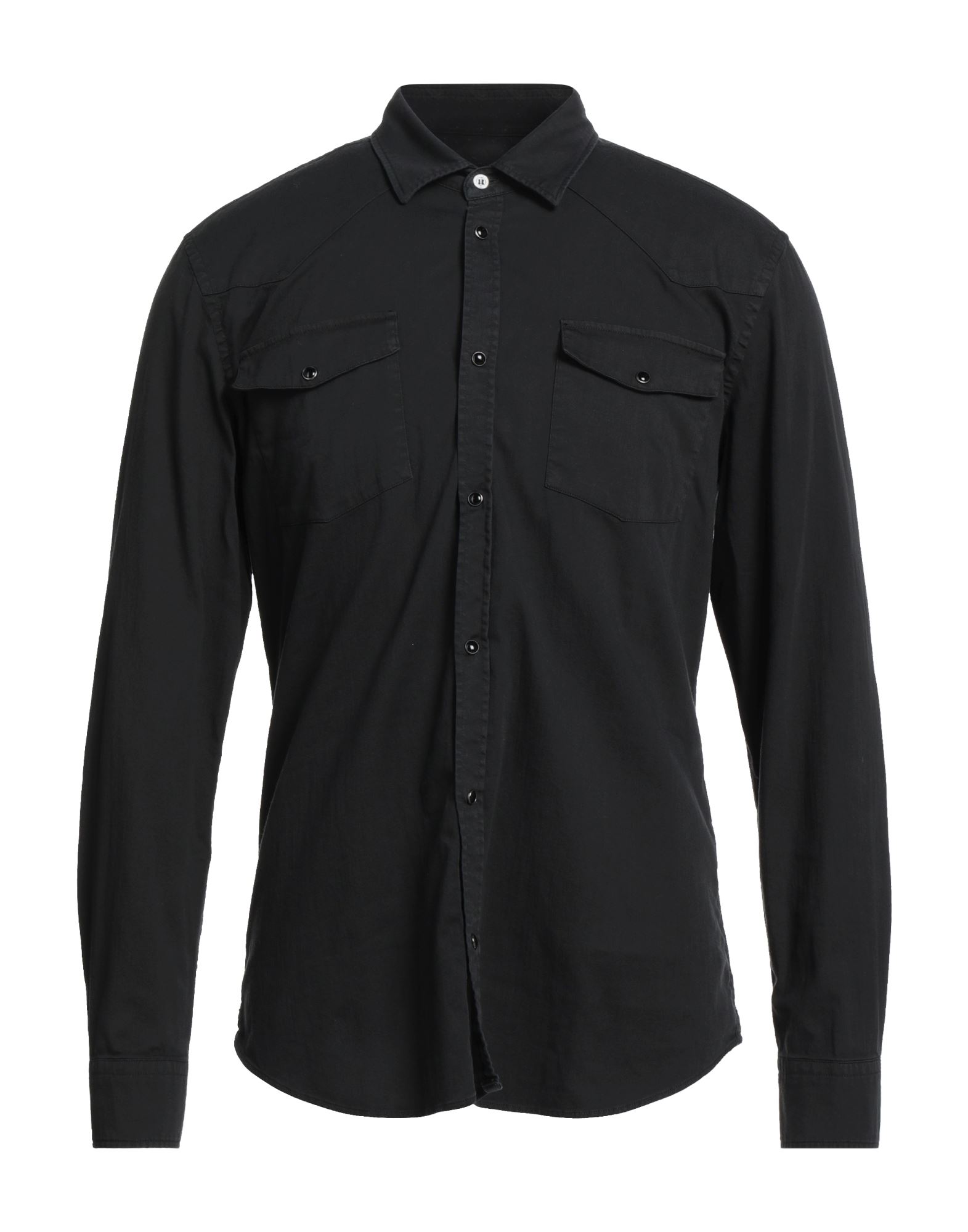 DONDUP Jeanshemd Herren Schwarz von DONDUP