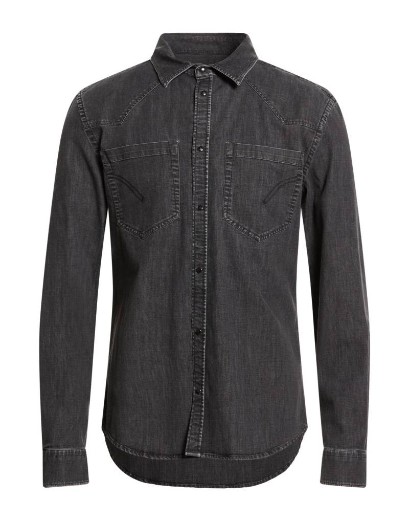 DONDUP Jeanshemd Herren Schwarz von DONDUP