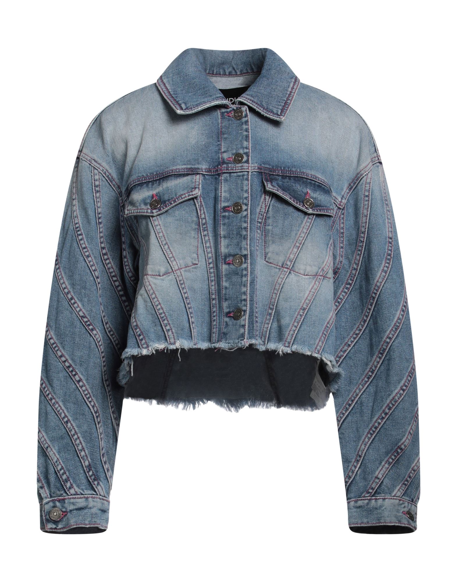 DONDUP Jeansjacke/-mantel Damen Blau von DONDUP