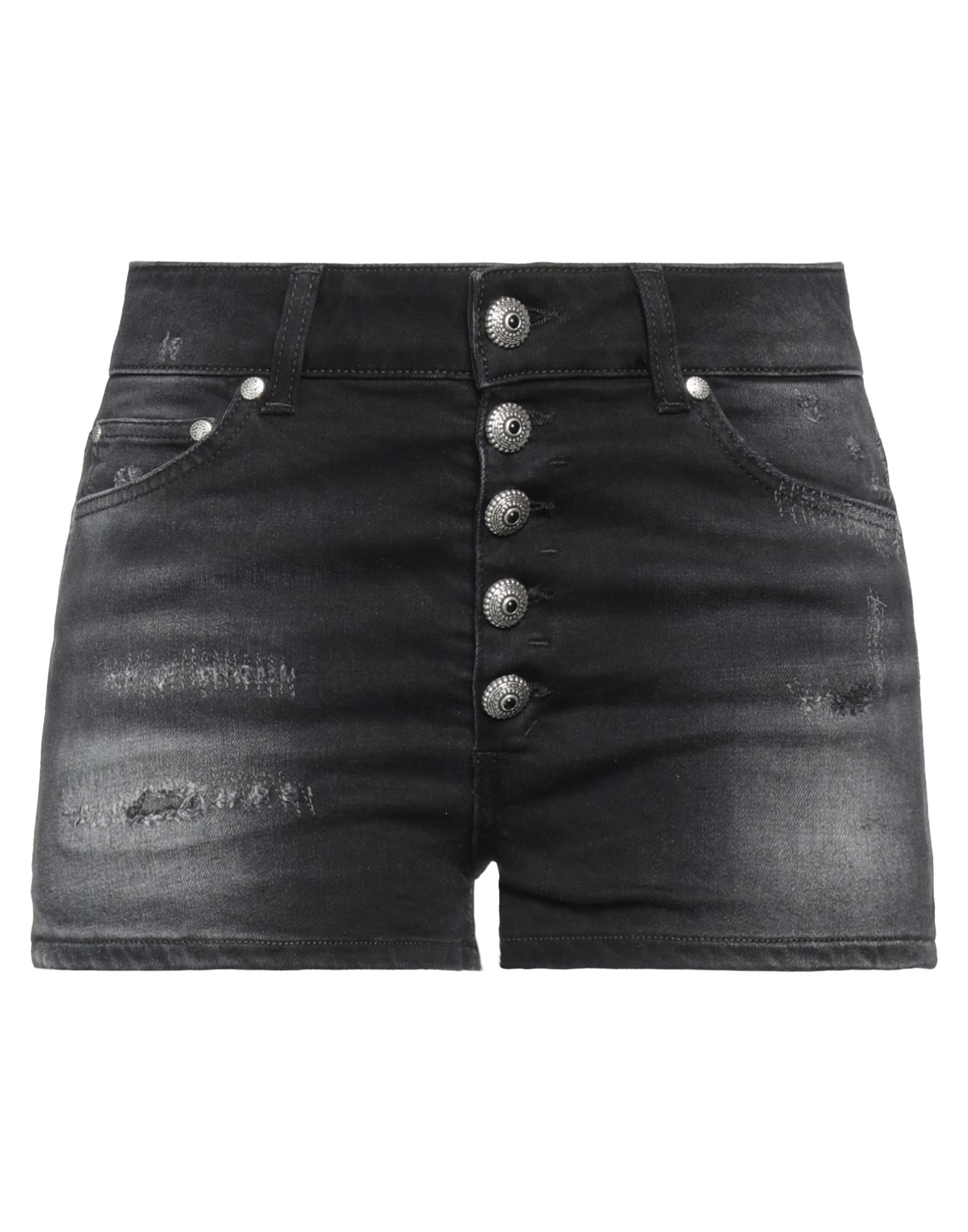 DONDUP Jeansshorts Damen Schwarz von DONDUP