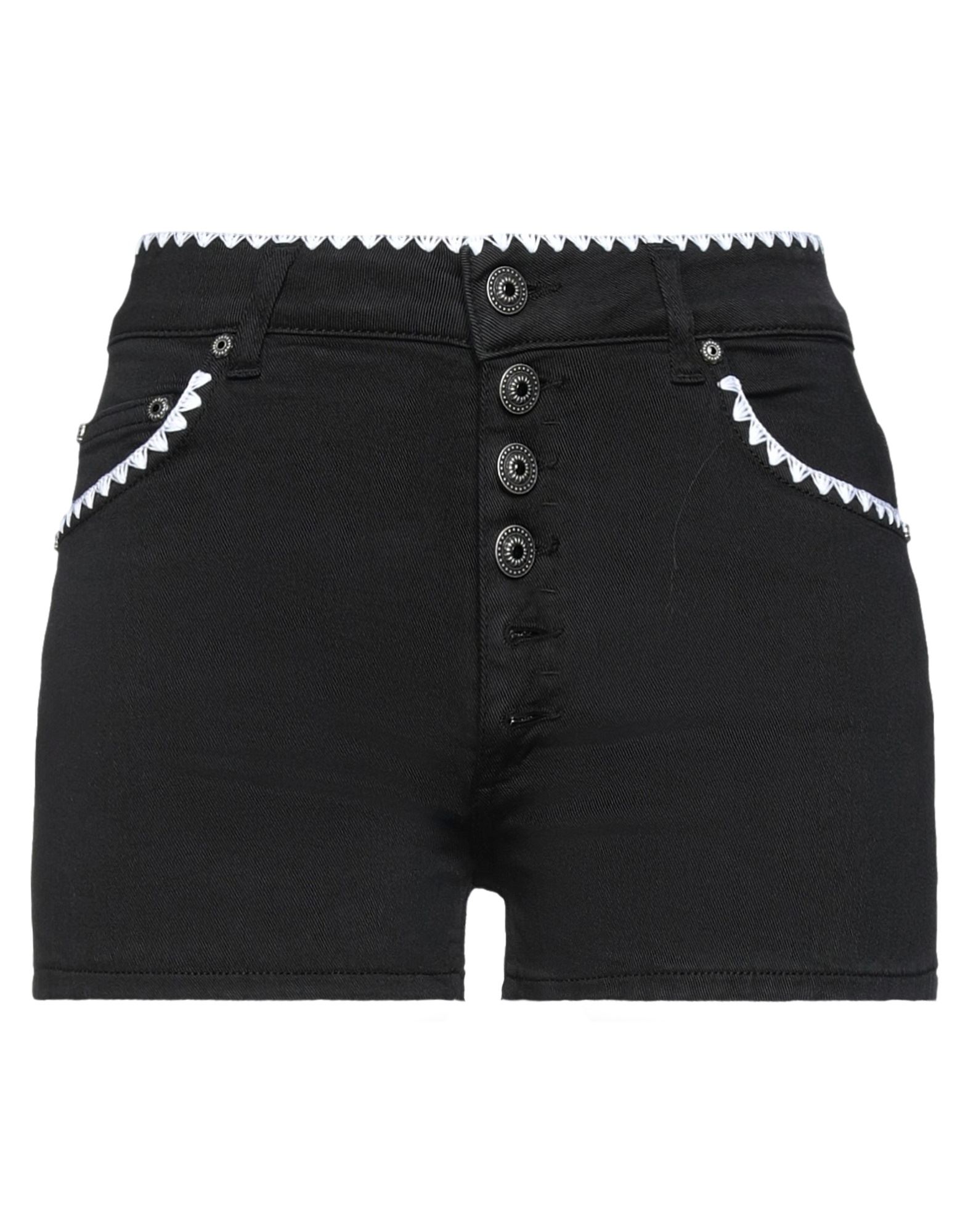 DONDUP Jeansshorts Damen Schwarz von DONDUP