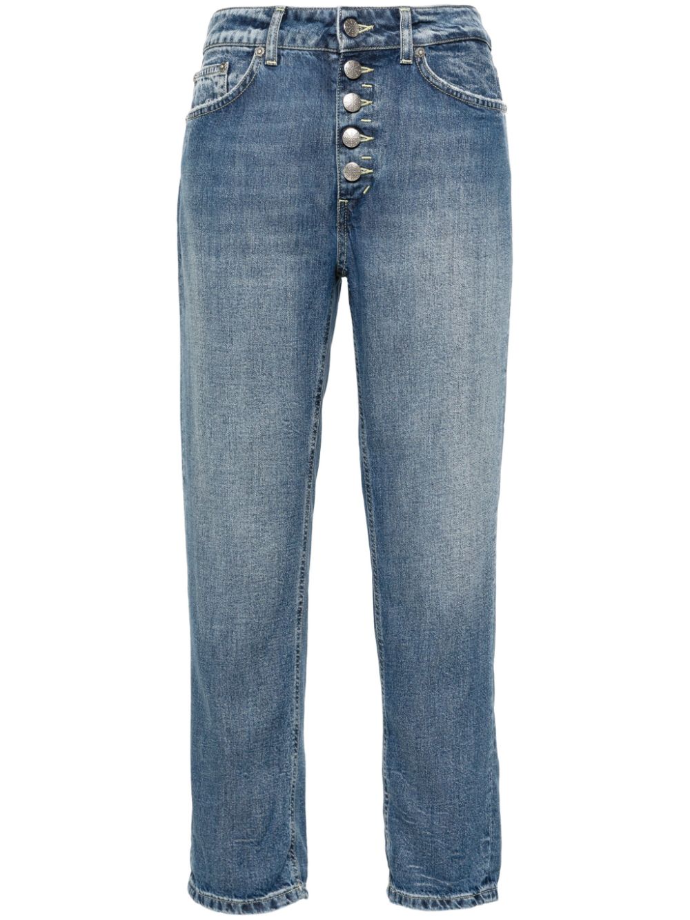 DONDUP Halbhohe Koons Cropped-Jeans - Blau von DONDUP