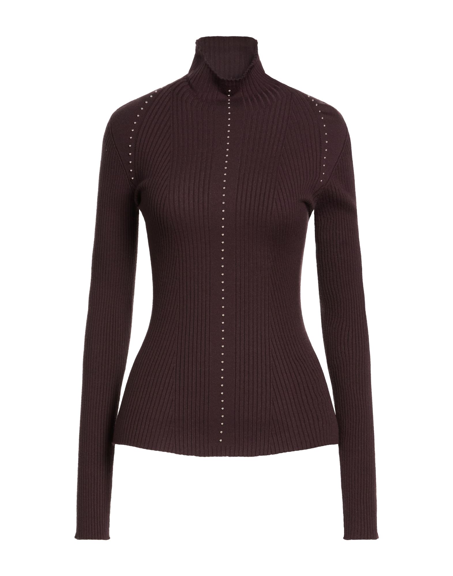 DONDUP Rollkragenpullover Damen Dunkelbraun von DONDUP