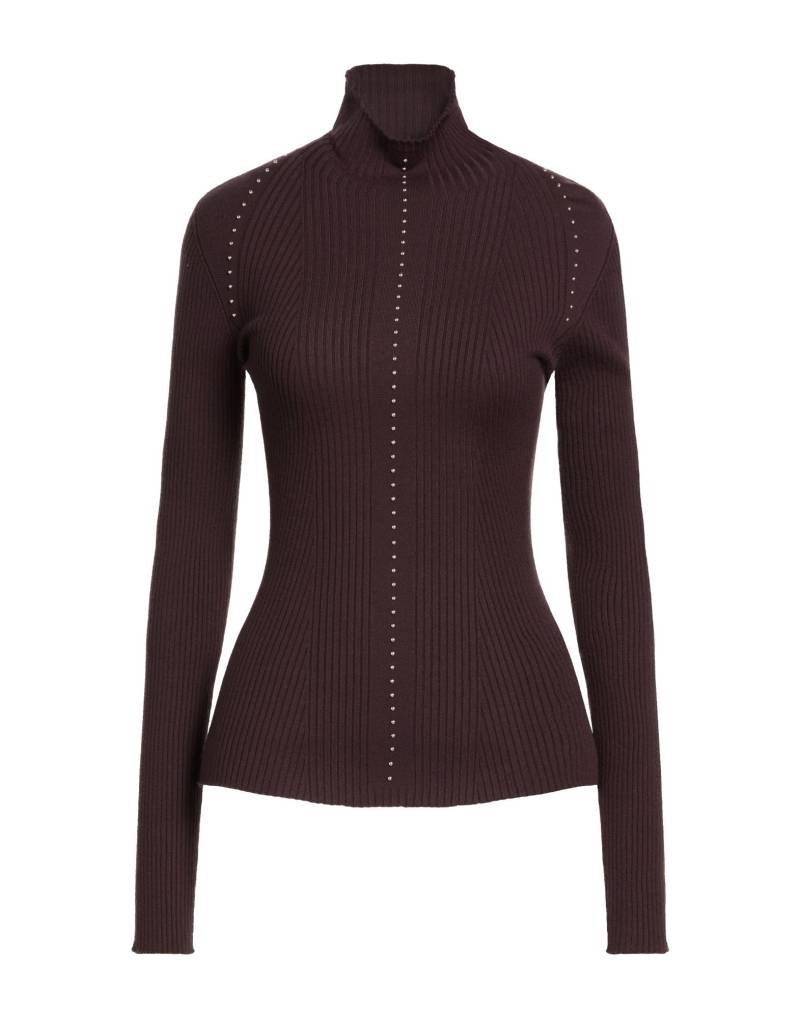 DONDUP Rollkragenpullover Damen Dunkelbraun von DONDUP