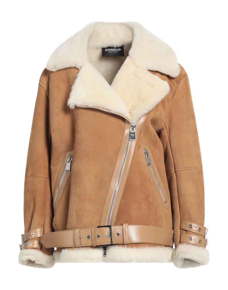 DONDUP Shearling- & Kunstfell Damen Kamel von DONDUP