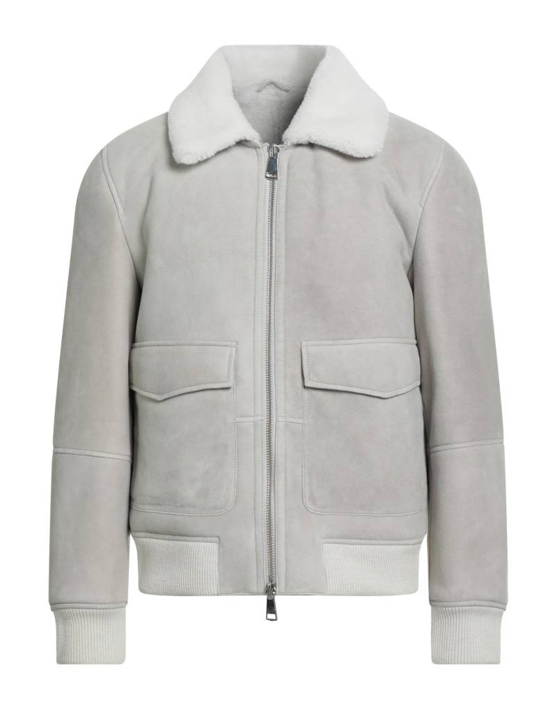 DONDUP Shearling- & Kunstfell Herren Hellgrau von DONDUP
