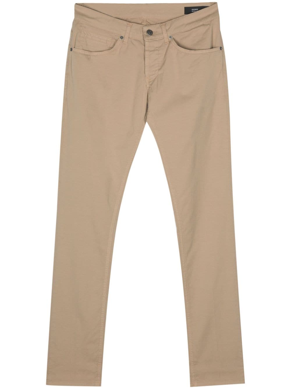 DONDUP Tapered-Hose aus Gabardine - Nude von DONDUP