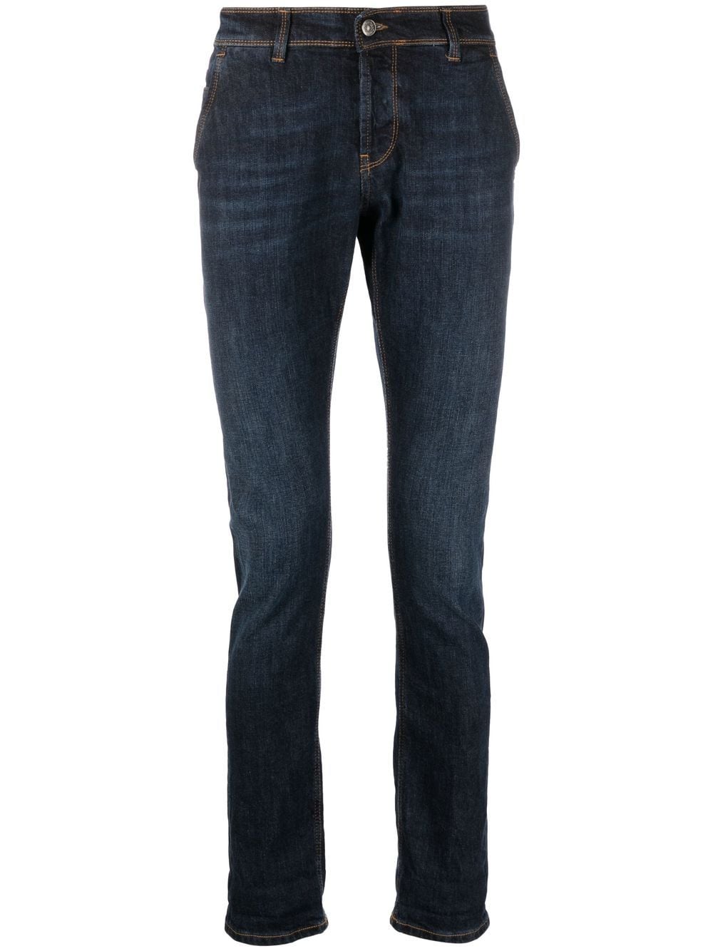 DONDUP Dunkle Straight-Leg-Jeans - Blau von DONDUP