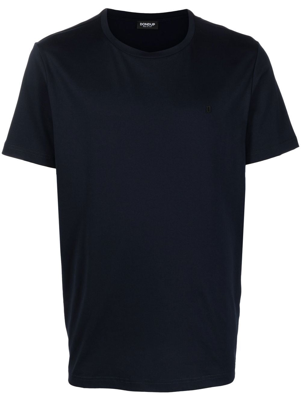 DONDUP T-Shirt mit Logo-Stickerei - Blau von DONDUP