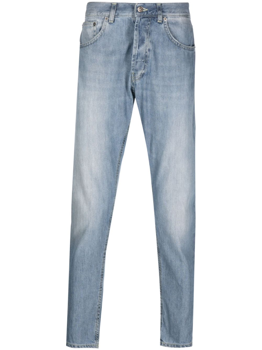 DONDUP Ausgeblichene Tapered-Jeans - Blau von DONDUP