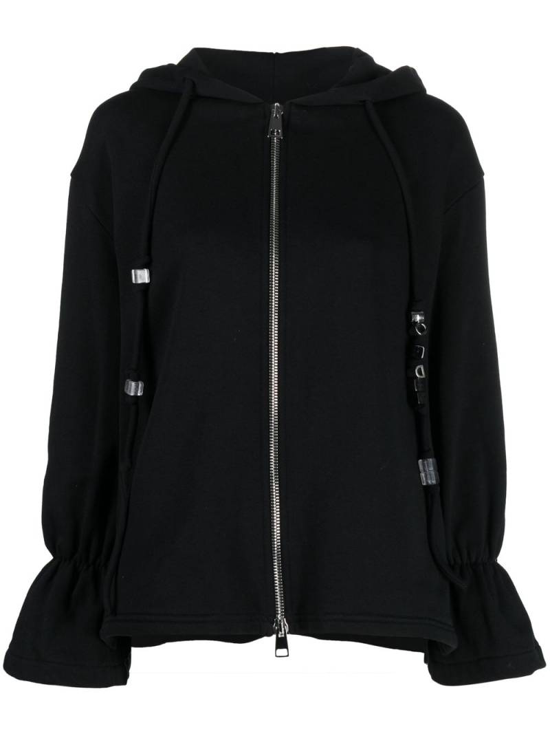 DONDUP Hoodie mit Fransen - Schwarz von DONDUP