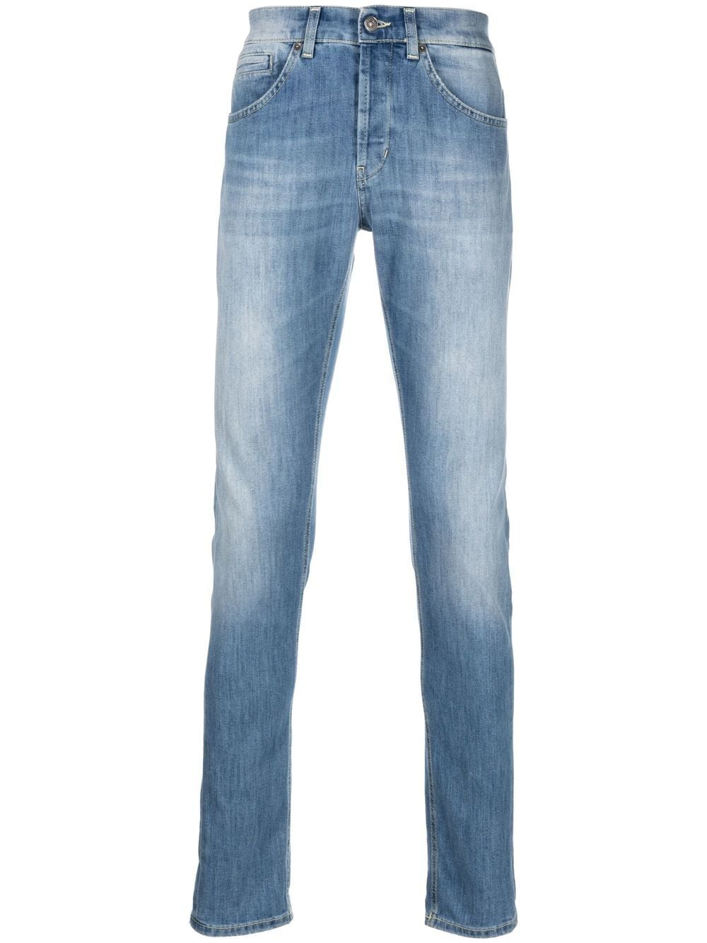 DONDUP Straight-Leg-Jeans mit hohem Bund - Blau von DONDUP