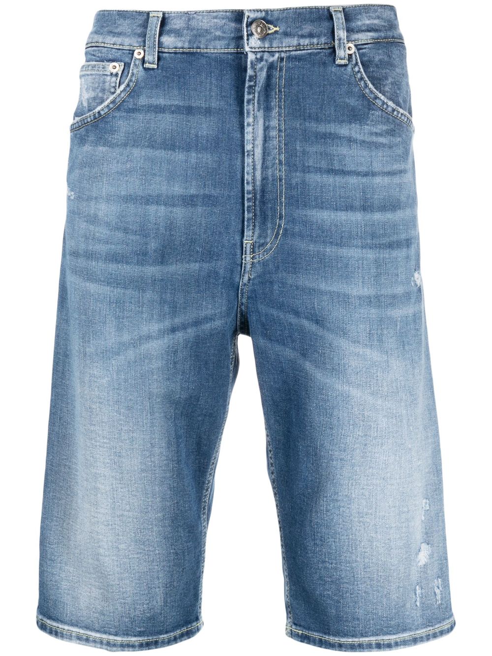 DONDUP Jeans-Bermudas mit hohem Bund - Blau von DONDUP