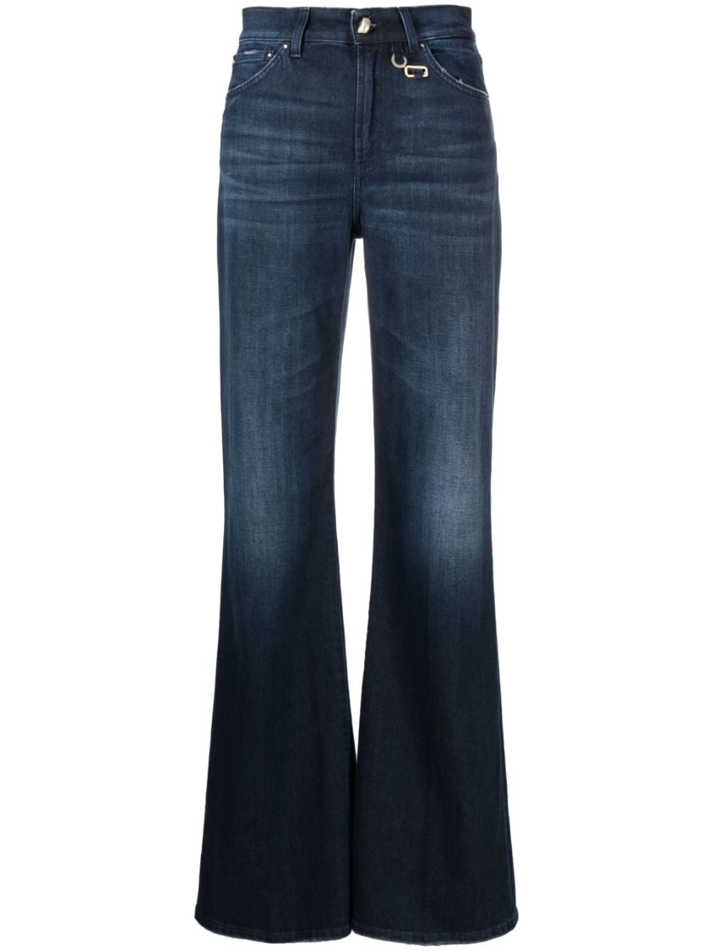 DONDUP Weite High-Waist-Jeans - Blau von DONDUP