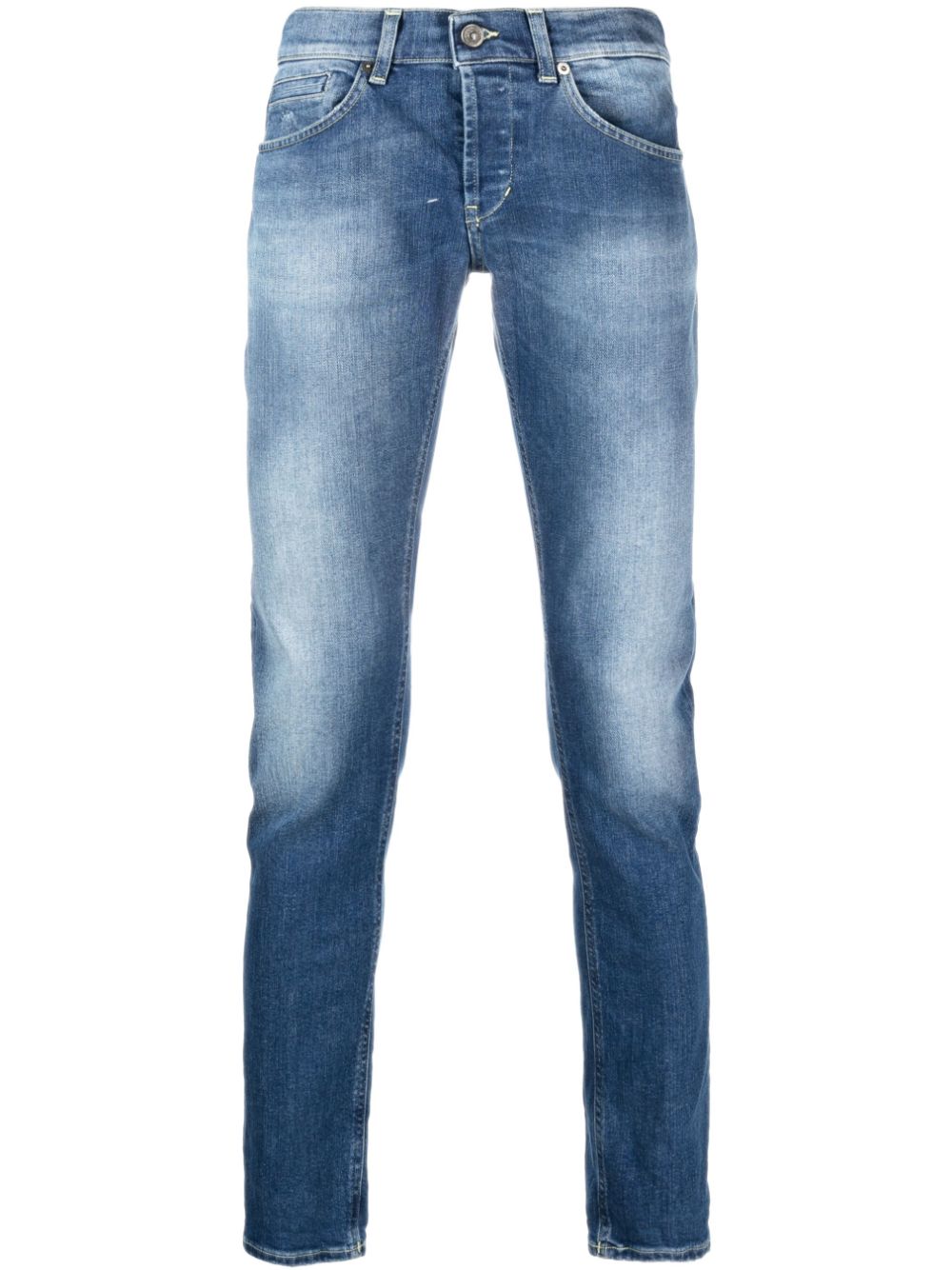 DONDUP Tief sitzende Cropped-Jeans - Blau von DONDUP