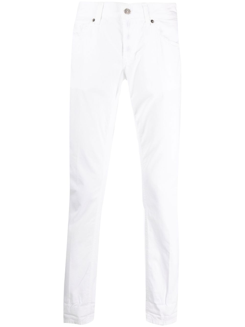 DONDUP Tief sitzende Straight-Leg-Jeans - Weiß von DONDUP