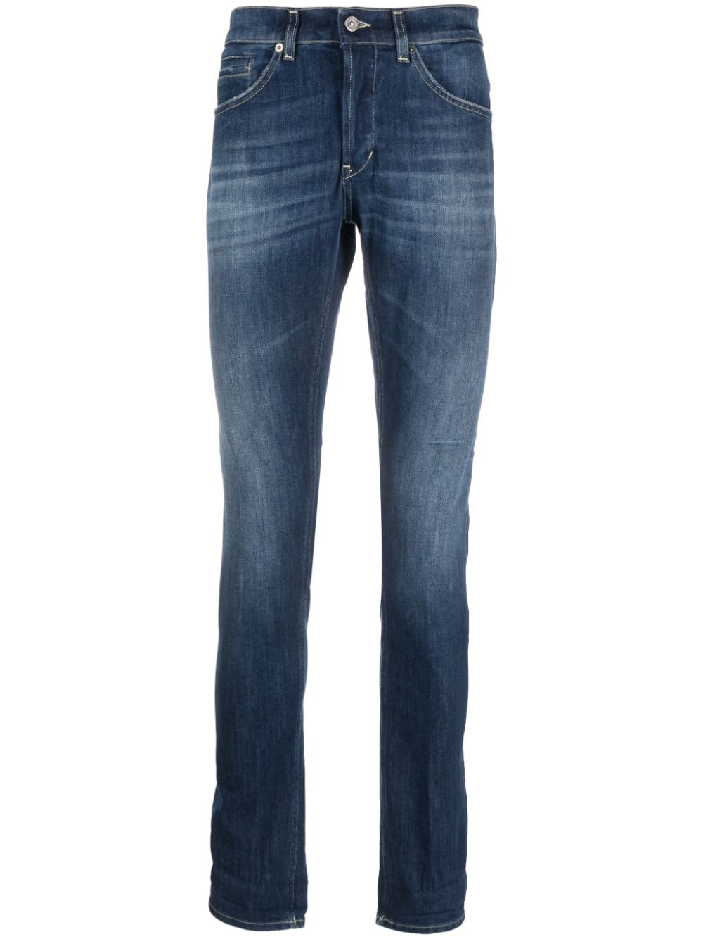 DONDUP Halbhohe Skinny-Jeans - Blau von DONDUP