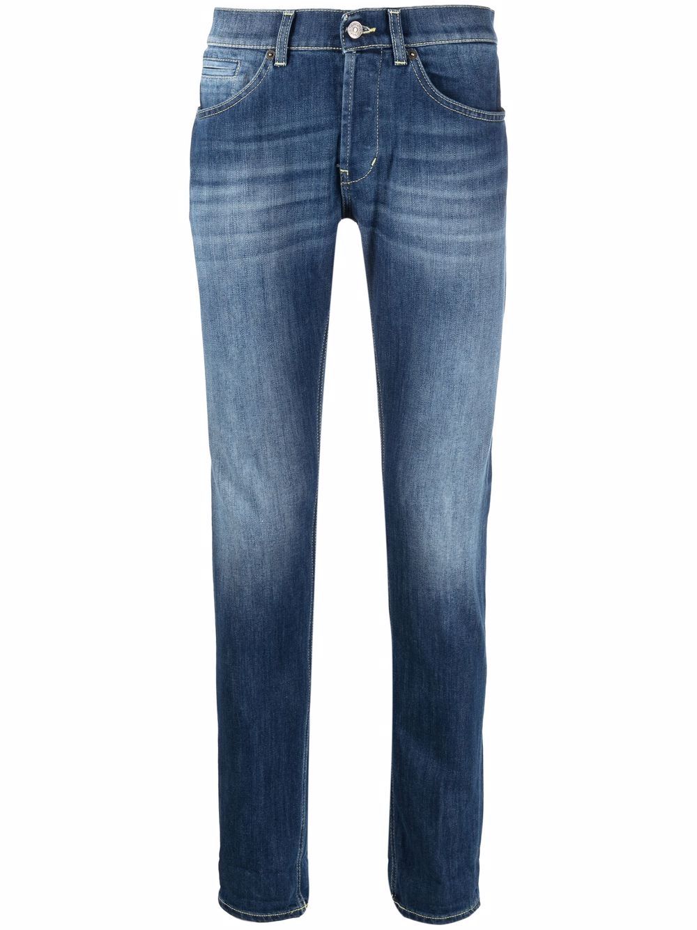 DONDUP Halbhohe Skinny-Jeans - Blau von DONDUP