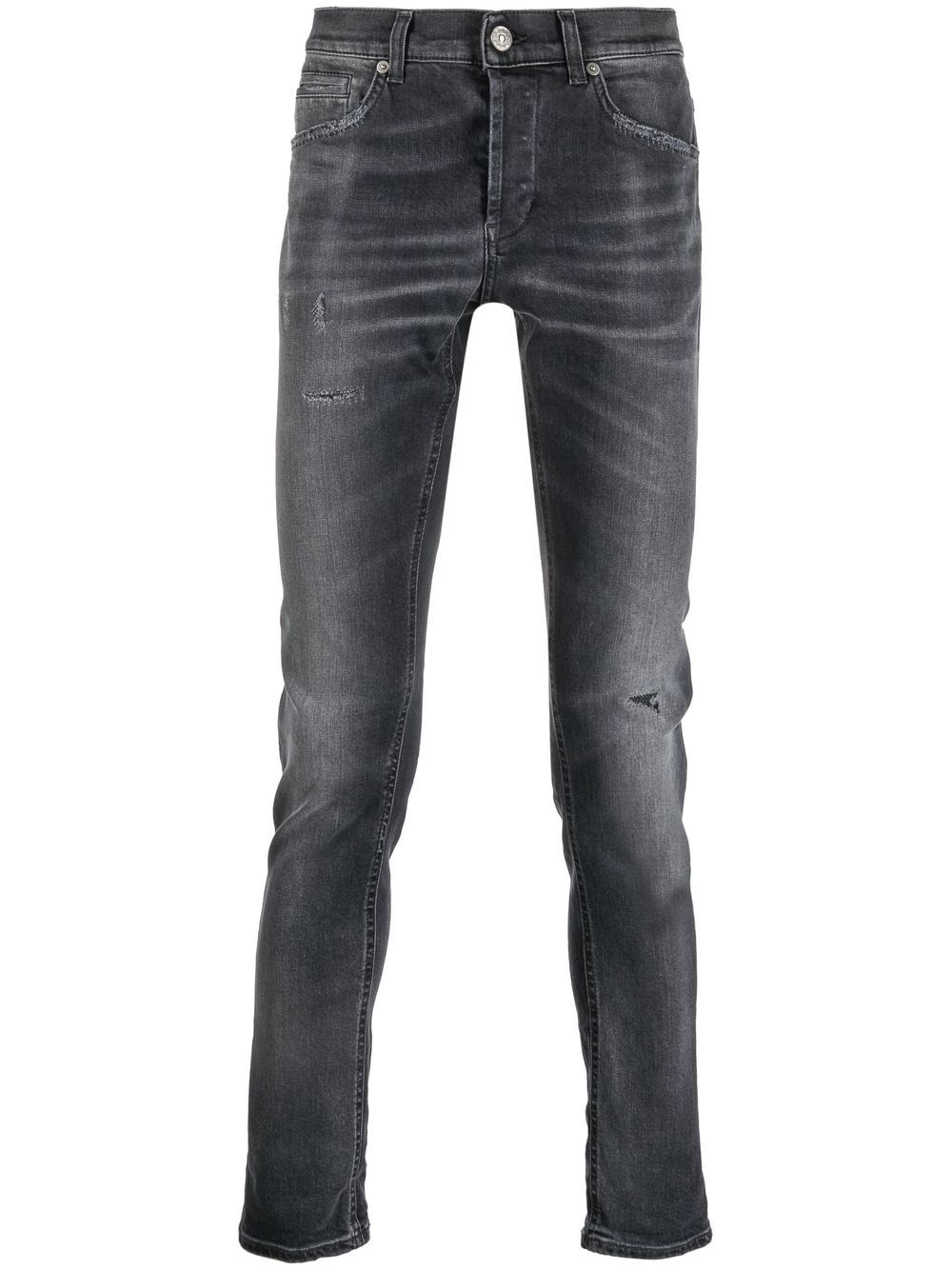 DONDUP Halbhohe Skinny-Jeans - Schwarz von DONDUP