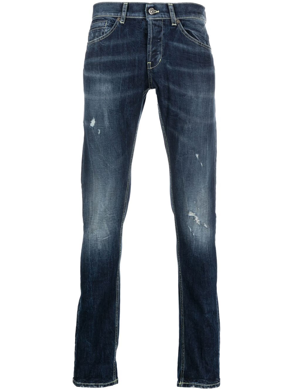 DONDUP Schmale Jeans mit Stone-Wash-Effekt - Blau von DONDUP