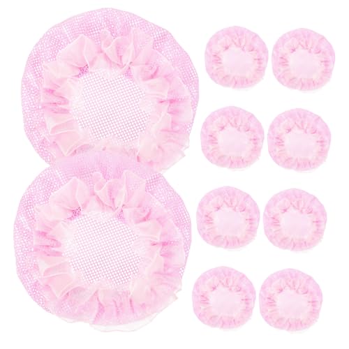 DONFAMDS 10stücke Haarnetz Für Damen Unsichtbares Komfortables Haaraccessoire Für Dutt Und Ballett Installieren Strapazierfähig Für Jeden Anlass von DONFAMDS
