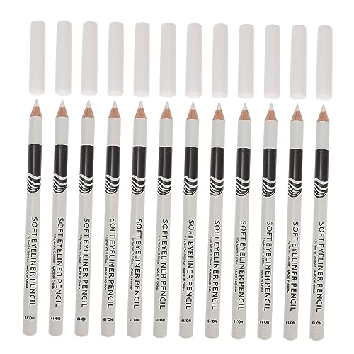 DONFAMDS 12stücke Hochwertige Weiße Eyeliner-stifte Wasserdichte Highlighter Makeup Pens Für Augen Lidschatten Und Lippen Für Kreative Make-up-anwendungen von DONFAMDS
