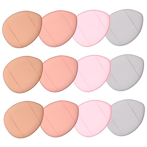 DONFAMDS 12stücke Kleine Make-up Für Foundation Kosmetik-puderquaste Make-up-tool Für Frauen Und Mädchen Einfach Zu Reinigen Verwenden von DONFAMDS