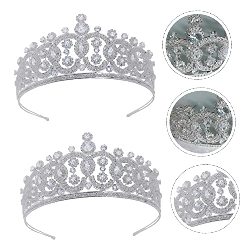 DONFAMDS 1stück Braut Kristallkrone Haarschmuck Für Damen Für Hochzeiten Und Festliche Anlässe Mit Funkelnden Kristallen Und Zeitlosem Design von DONFAMDS
