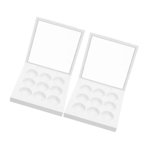 DONFAMDS 2 Stück Fächer DIY Make Up Palette Klare Nachfüllbare Kosmetikbox für Lidschatten Highlighter Concealer Leicht Robust Reisegeeignet für Damen DONFAMDS 2 Stück Fächer DIY Make Up Palette Klare Nachfüllbare Kosmetikbox für Lidschatten Highlighter Concealer Leicht Robust Reisegeeignet für Damen von DONFAMDS