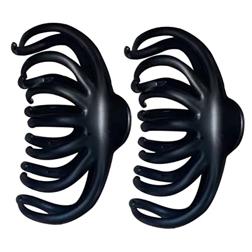 DONFAMDS 2 Stück Große Haarspangen im Retro Stil Französische Haarklammern für Styling für Mitteldickes Haar Langlebig und Stabil Perfektes für Damen von DONFAMDS