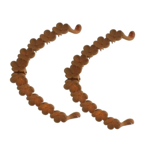 DONFAMDS 2stücke Stilvolle Bananen-haarspangen Für Dickes Haar Rutschfeste Haarklammern Für Damen Für Pferdeschwänze Und Elegante Frisuren Vielseitiges Haaraccessoire von DONFAMDS