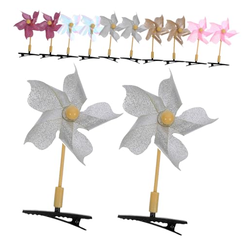 DONFAMDS 20stücke Teiliges Windmühlen-haarspangen Für Mädchen Bunte Haaraccessoires Mit Drehenden Windmühlen Für Süße Frisuren Zu Geburtstagen Weihnachten Oder Neujahr von DONFAMDS