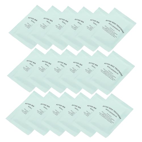 DONFAMDS 20 Stücke Post Wax Beruhigende Öltücher Hautreinigungspads Wachsentferner für Damen Vielseitige Anwendung für Gesicht und Körper Beruhigende Nachbehandlung DONFAMDS 20 Stücke Post Wax Beruhigende Öltücher Hautreinigungspads Wachsentferner für Damen Vielseitige Anwendung für Gesicht und Körper Beruhigende Nachbehandlung von DONFAMDS