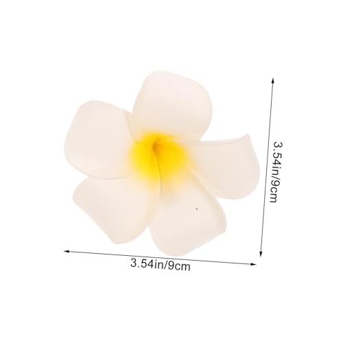 DONFAMDS 24 Stück Teiliges Haarschmuck Frangipani Haarspangen Langlebige Blumenclips für Hochzeit Festival Bühne Attraktive Haarklammern Damen Mädchen von DONFAMDS