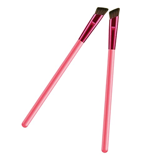 DONFAMDS 2stücke Augenbrauenpinsel Abgewinkelt Für Make-up Augenbrauen Formen Und Eyeliner Auftragen Kosmetik Werkzeuge Für Frauen Schönheitspinsel Zum Füllen Und Formen von DONFAMDS