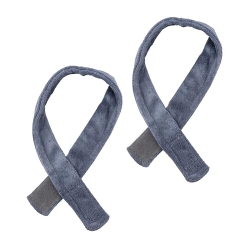 DONFAMDS 2 Stücke Verstellbare Haar Turban Färben Handtuch für Frauen Elastisches Spa Stirnband Haarschutz bei Gesichtsbehandlungen Make Up Kopfbedeckung für Hautpflege und Sport von DONFAMDS