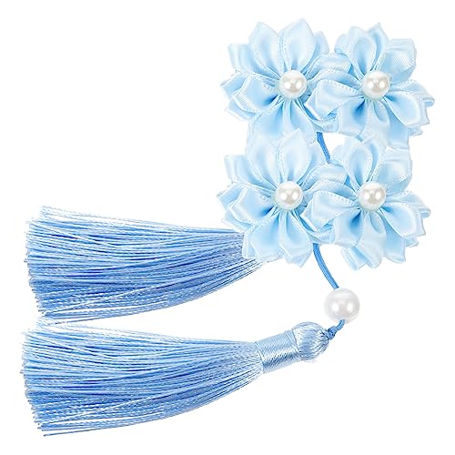 DONFAMDS 2stücke Haarspangen Mit Quaste Und Blumendekor Für Frauen Und Teen Mädchen Für Zeremonien Geburtstage Hochzeiten Und Alltag von DONFAMDS