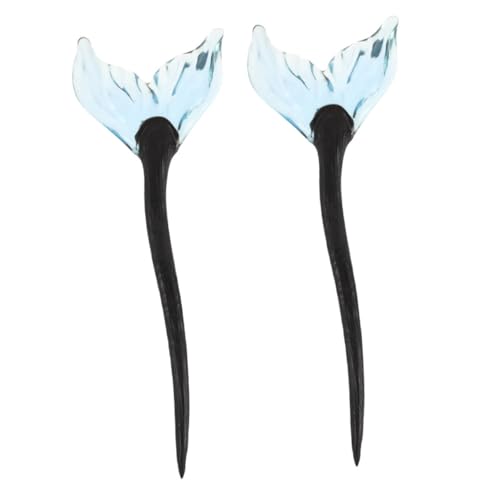 DONFAMDS 2stücke Haarstäbchen Für Frauen Aus Holz Und Harz Antiker Stil Fischschwanzform Haarnadeln Für Dutts Und Hochsteckfrisuren Traditionelle Chinesische Haaraccessoires von DONFAMDS