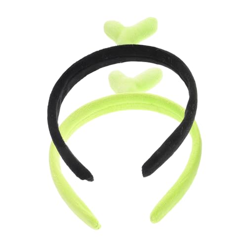 DONFAMDS 2stücke Sojasprossen Stirnband Lustige Baum Haarreifen Süße Kopfbedeckung Mädchen Cosplay Party Foto Requisiten Festival Haarschmuck von DONFAMDS